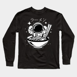 Astronaut ramen space Long Sleeve T-Shirt